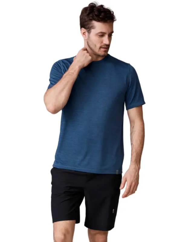 Tech Jacquard Short Sleeve Crew Neck T-shirt