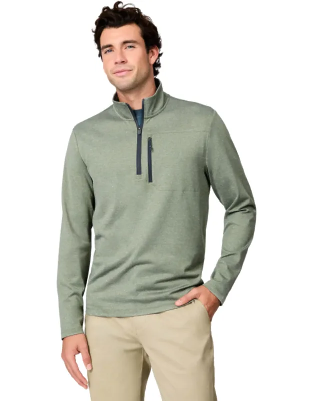 Tech Double Face Quarter Zip Shirt