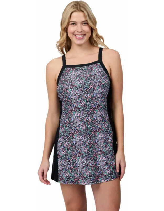 Free Country Swim Dress With Upf 50+ Protection And Quick-dry Material