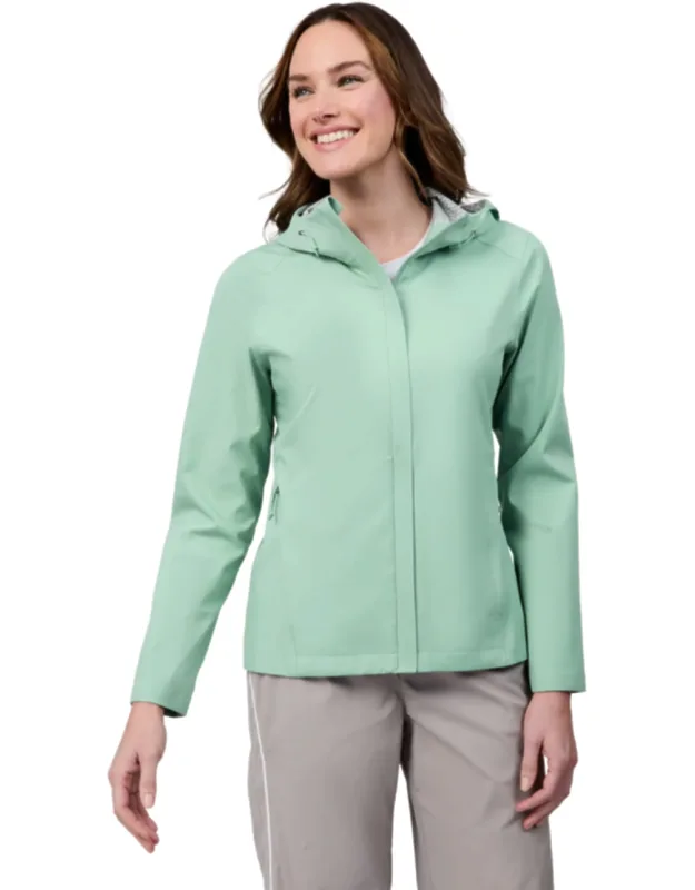 Free Country Packable Rain Jacket With Waterproof Fabric And Upf 50+