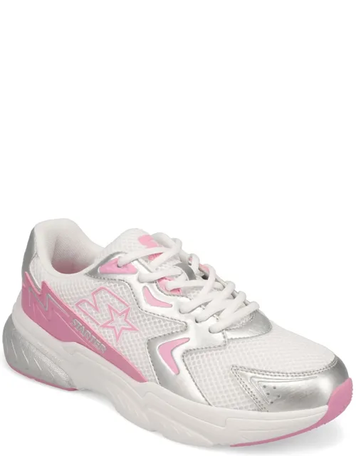 Starter Star Light Synthetic Leather And Mesh Sneaker With Breathable Mesh And Shock-absorbing Eva Footbed