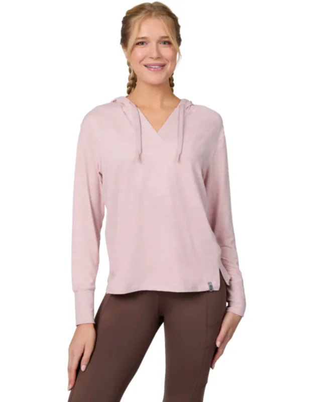 Cloud Knit V-neck Hoodie