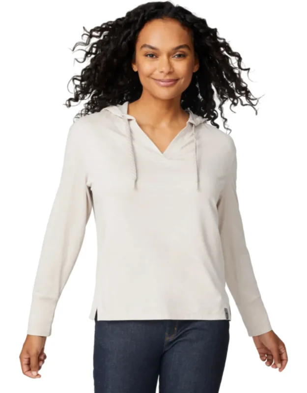 Cloud Knit V-neck Hoodie
