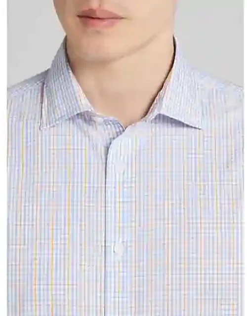 Modern Fit Grid Button Up Shirt