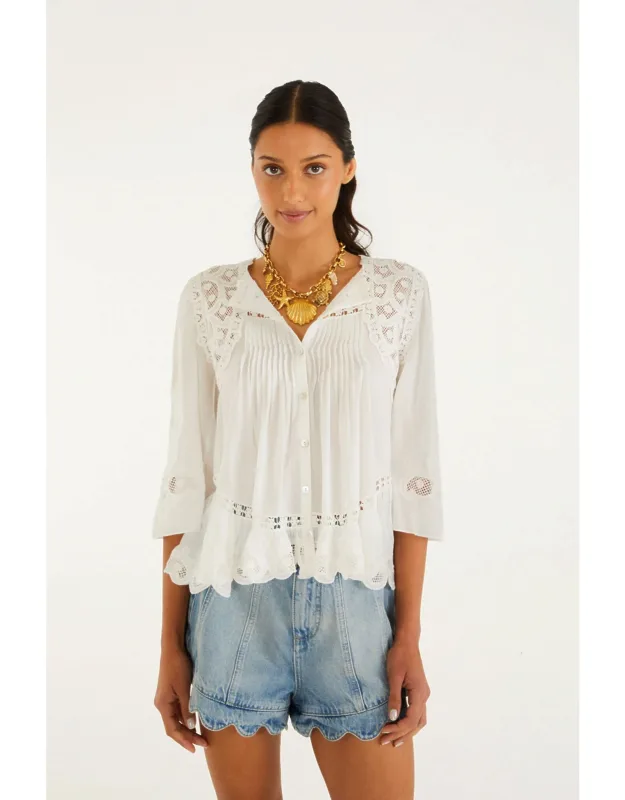 Richelieu Short Sleeve Blouse