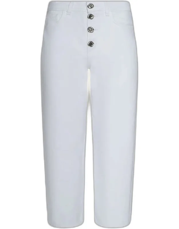 High-rise Cropped Denim Jeans