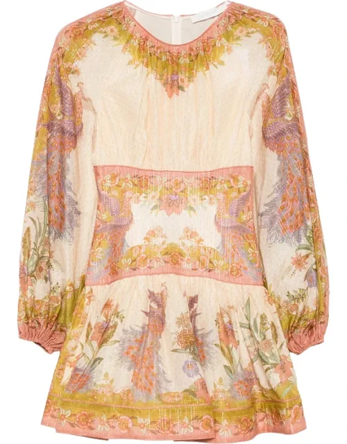 Floral-print Mini Dress