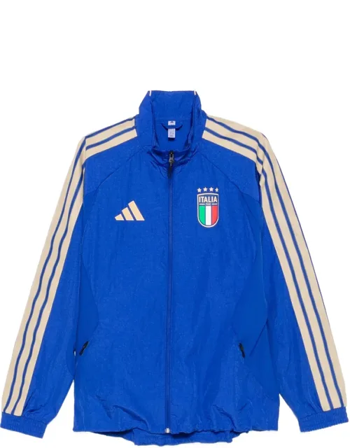 Logo-print Striped Jacket