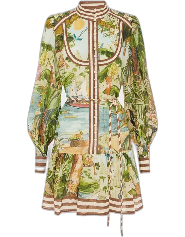 Toucan Tango Mini Shirtdress