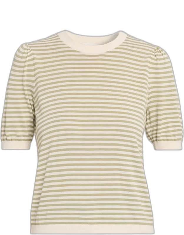 The Gathered Striped Sweater