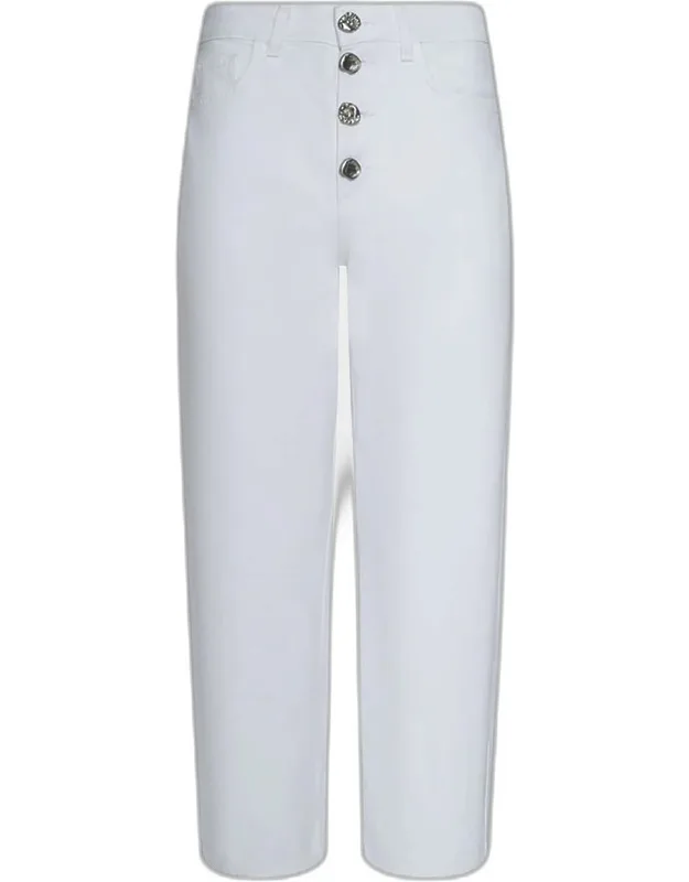 High-rise Cropped Denim Jeans