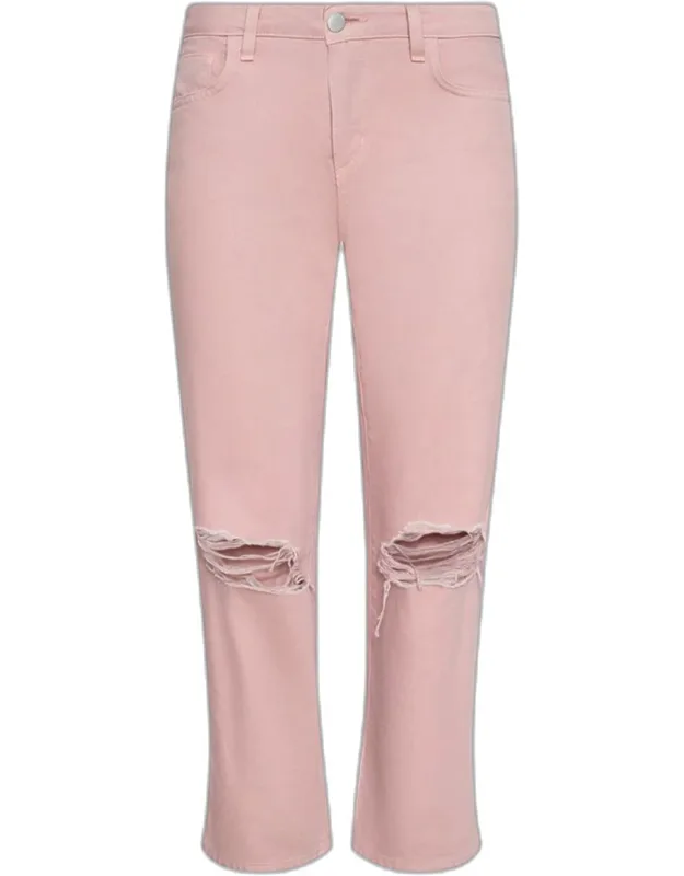 Cropped Stovepipe Jeans