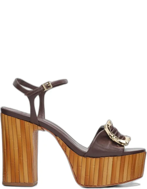 Enola Leather Platform Sandals