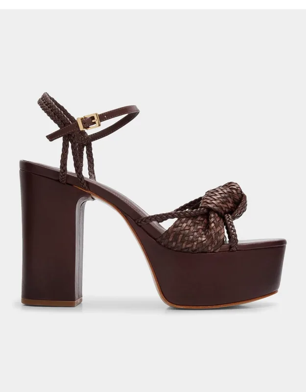 Leather Platform Sandals