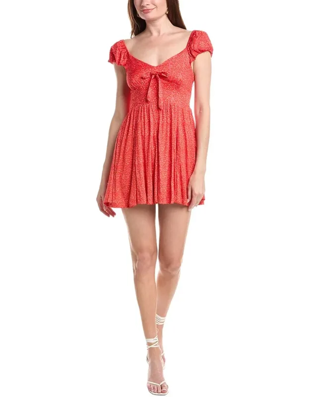 Printed Mini Dress
