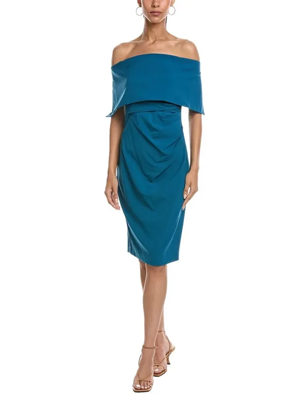 Off The Shoulder Solid Mini Dress