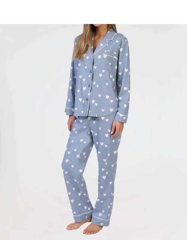 Scattered Heart Pajama Set