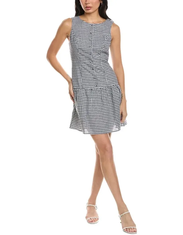 Sleeveless Linen-blend Midi Dress