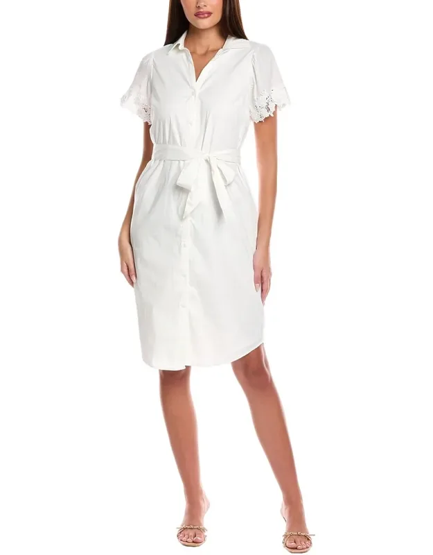 Button A-line Dress