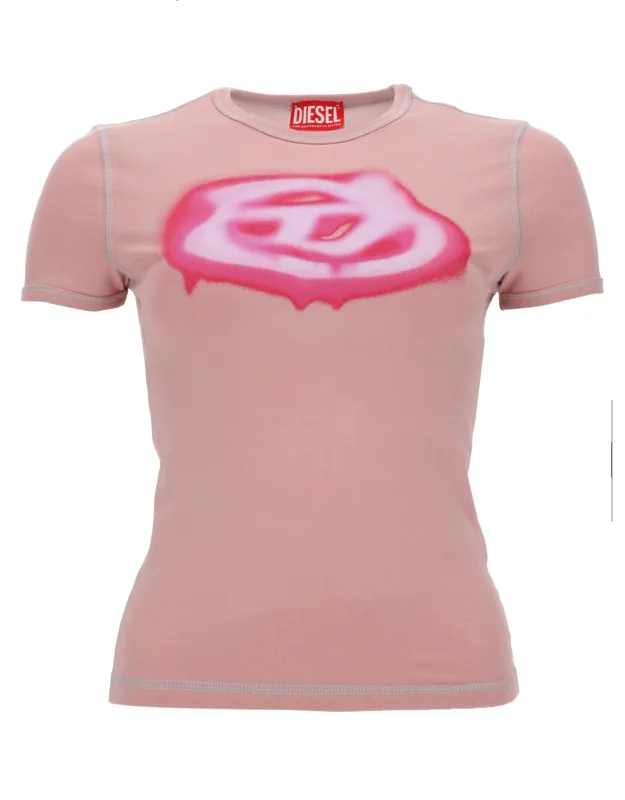 T-shirt With Graffiti Effect