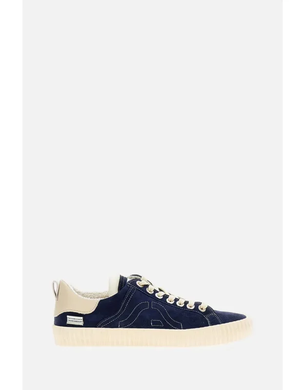 Wavy Suede Sneakers