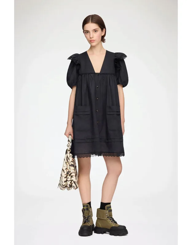 Mini Dress In Linen