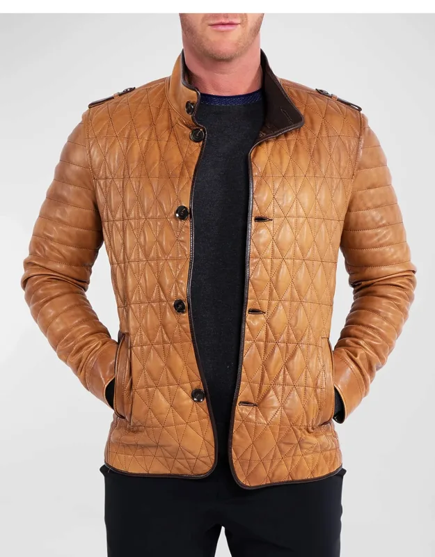 Leather Field Jacket