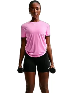 Nike One Classic Dri-fit Short-sleeve T-shirt With Reflective Swoosh And Moisture Management