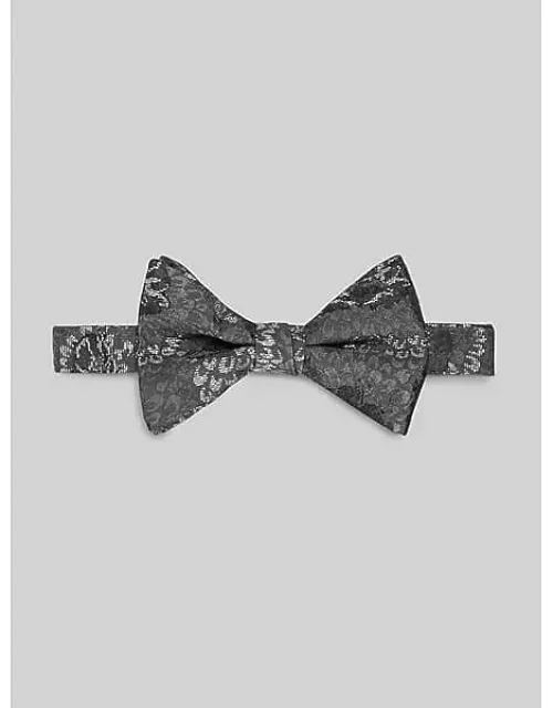 Metallic Chrysanthemum Pre-tied Bow Tie