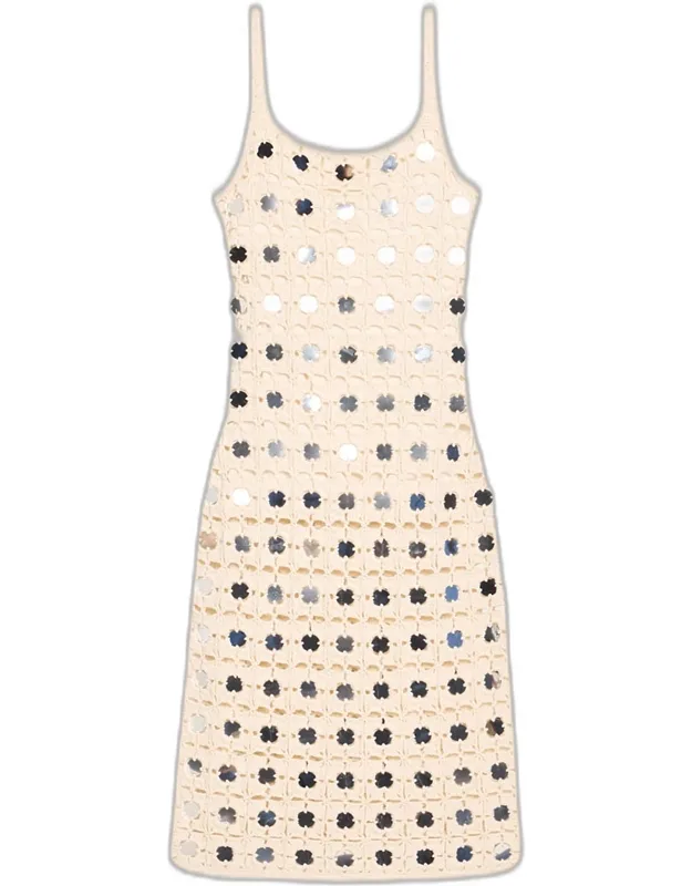 Clementine Crochet Mirror Tank Midi Dress