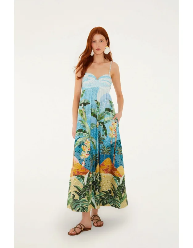 Sweetheart Neck Maxi Dress