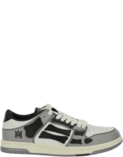 Skel Top Low Sneakers With Logo Patch On The Tongue And Contrasting Details In Leather