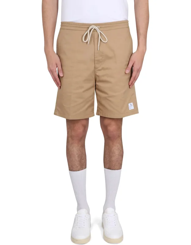 Drawstring Bermuda Shorts