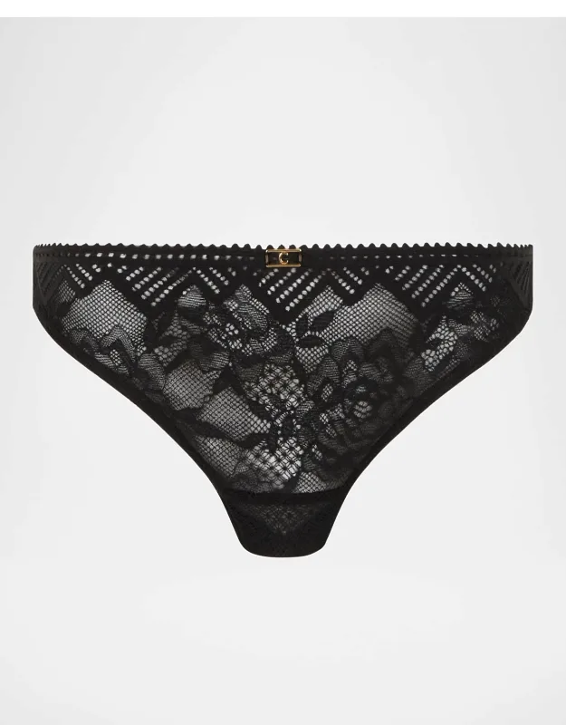 Floral Lace Thong