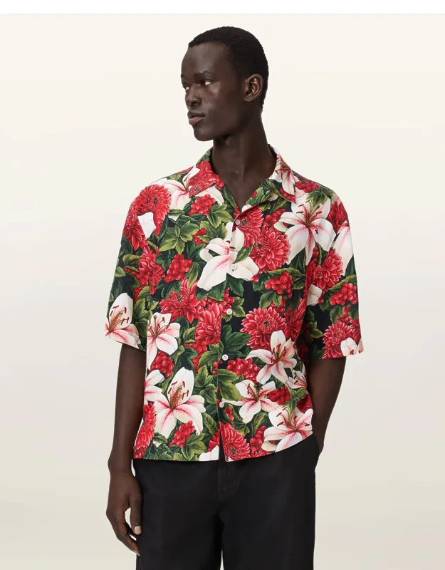 Hokkaido Short Sleeve Linen Blend Shirt
