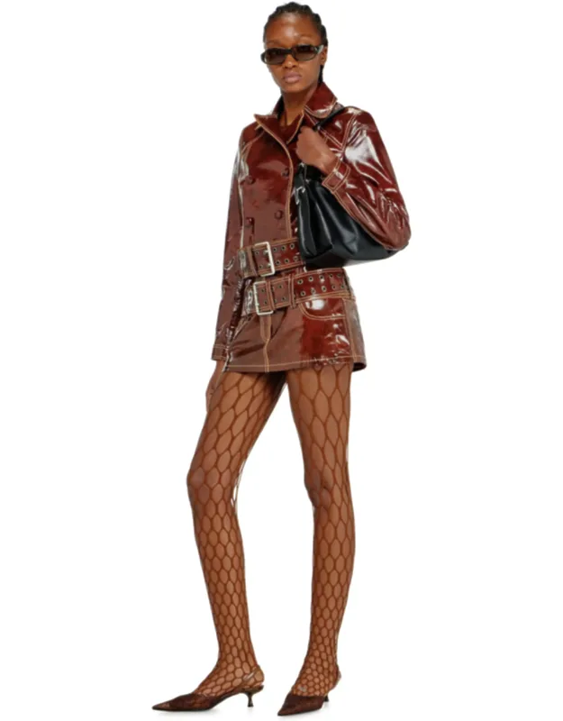 Stretchy Mesh-knit Shorts