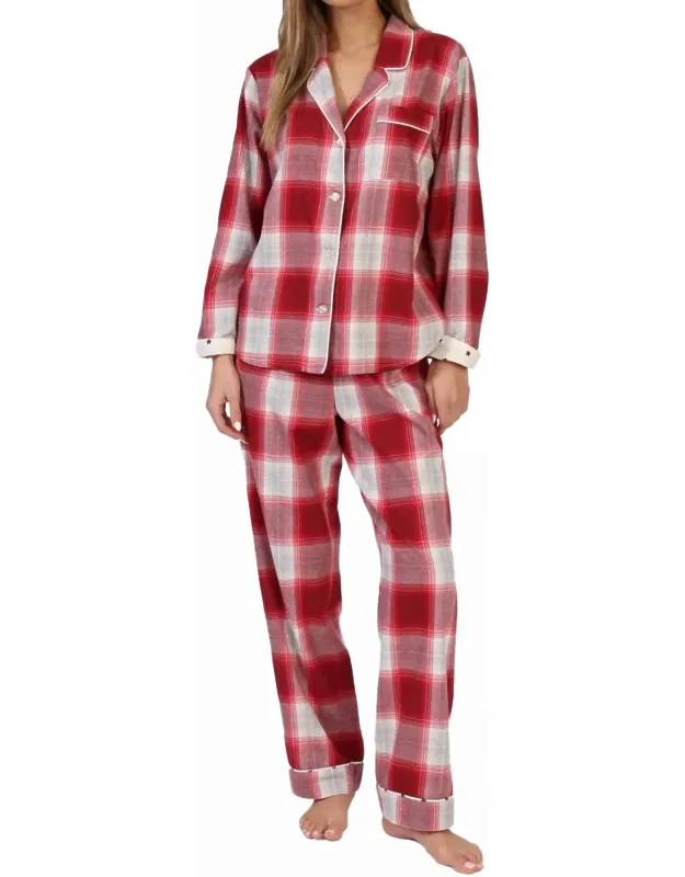 Plaid Pajama Set