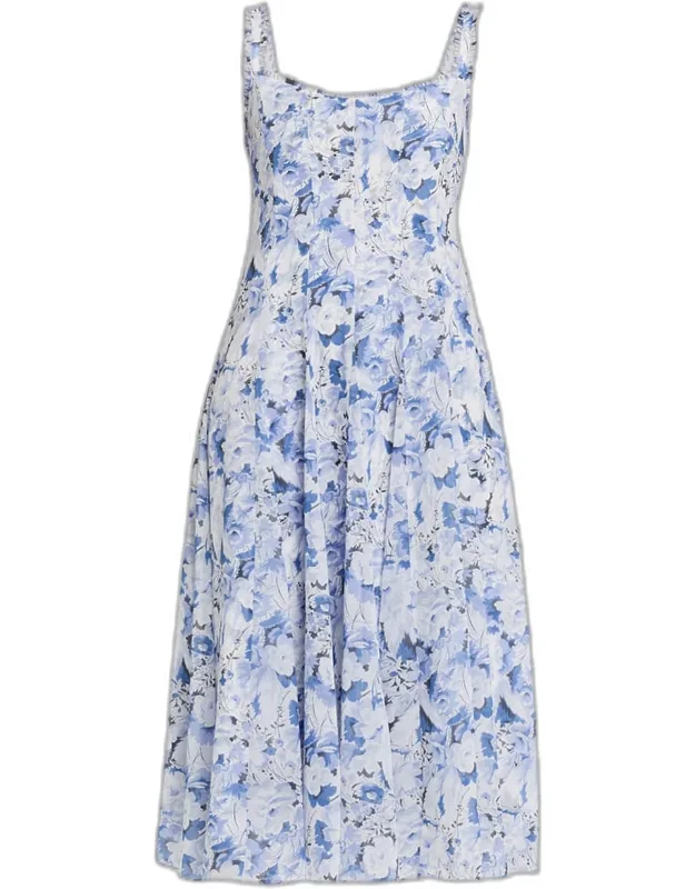 Marmo Heirloom Petals Midi Dress
