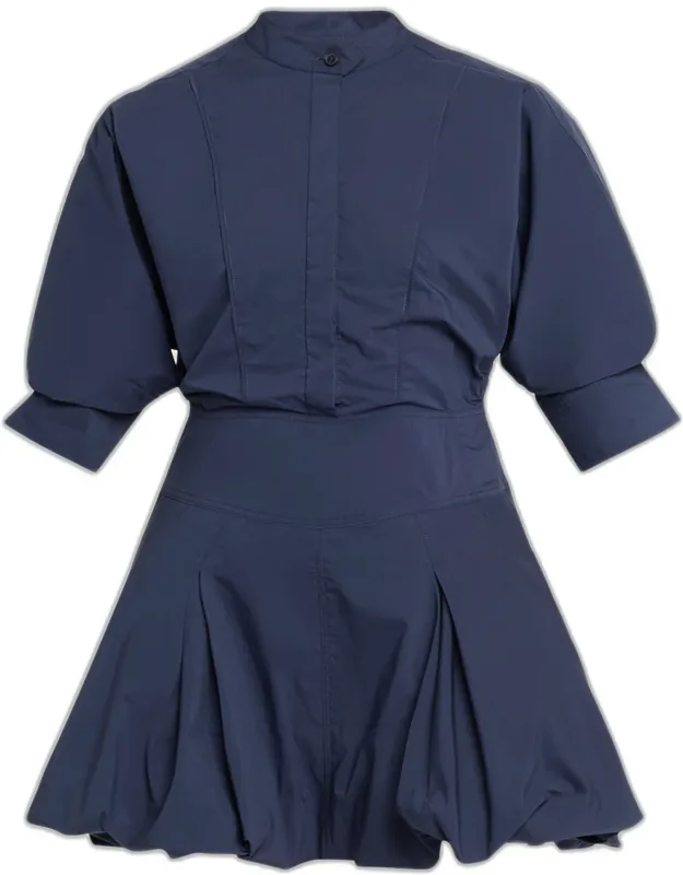Effie Cotton Bubble Mini Dress