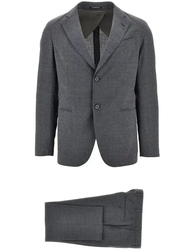 Wool-blend 'city Line' Tailored Suit