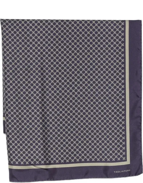 Geometric-print Scarf