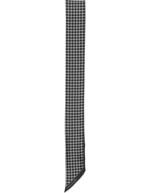 Geometric-print Scarf