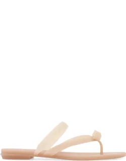 Vara Bow Jelly Thong Sandals