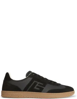 Swan Suede And Smooth Leather Trainers