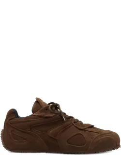 Slow Runner Layered Suede Sneakers