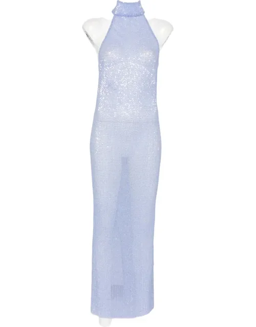 Casablanca Sequin-embellished Maxi Dress