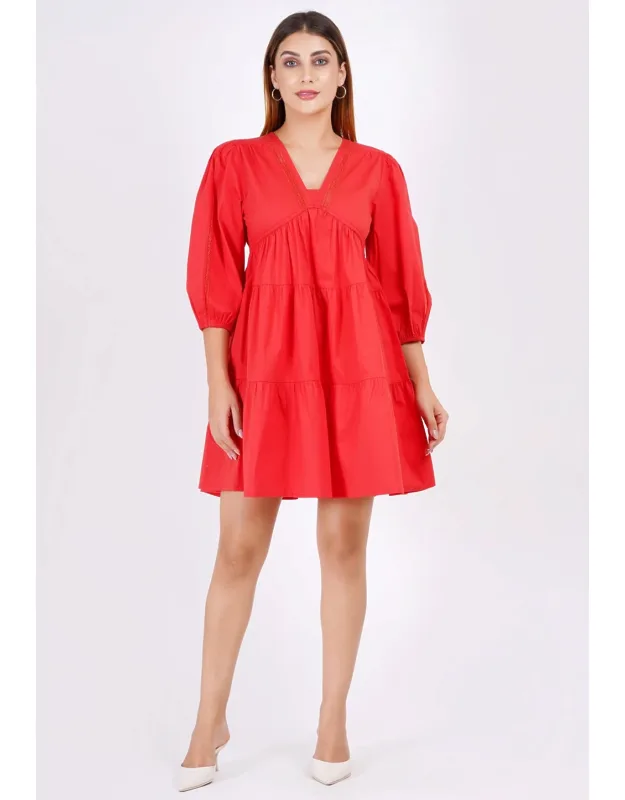 Empire Waist Mini Dress