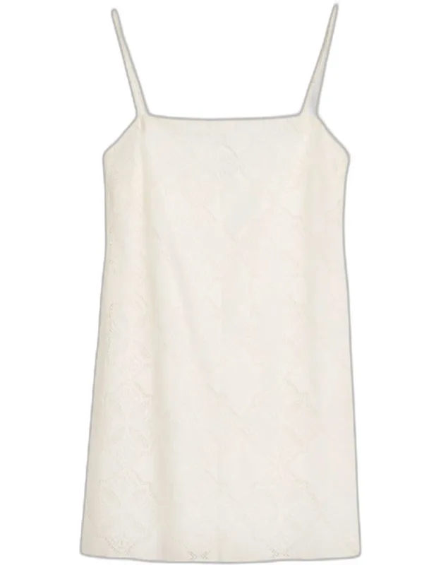 Embroidered Mini Dress