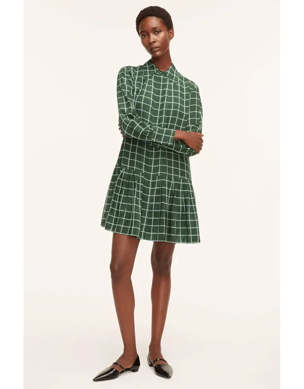 Pleated Shirt Dress