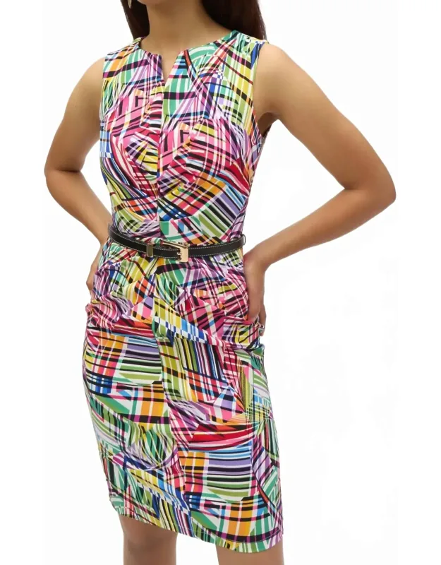 Belted Bodycon Dress